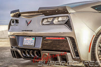 Rear Taillight Bezels Carbon Fiber Chevrolet Corvette C7 2014-2019 By CSC
