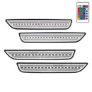 2010-2014 Ford Mustang RGB Clear LED Side Markers-4