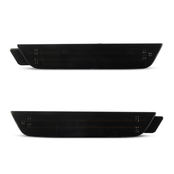 2010-2015 Chevrolet Camaro Smoked White LED Side Markers Set