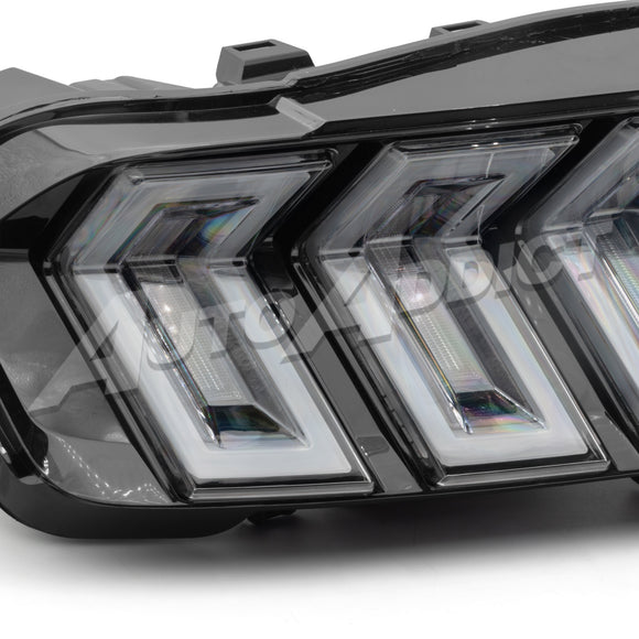 2015-2023 Mustang S550 Heritage-X™ Taillights Amber Turn Signal Sequential w/ Animation