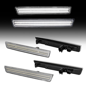 2015-2024 Dodge Challenger Clear White LED Side Markers - 0