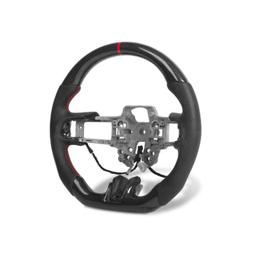 2018-2023 Mustang S550 Carbon Fiber Steering Wheel w/ Heated Core Pre Manufactured