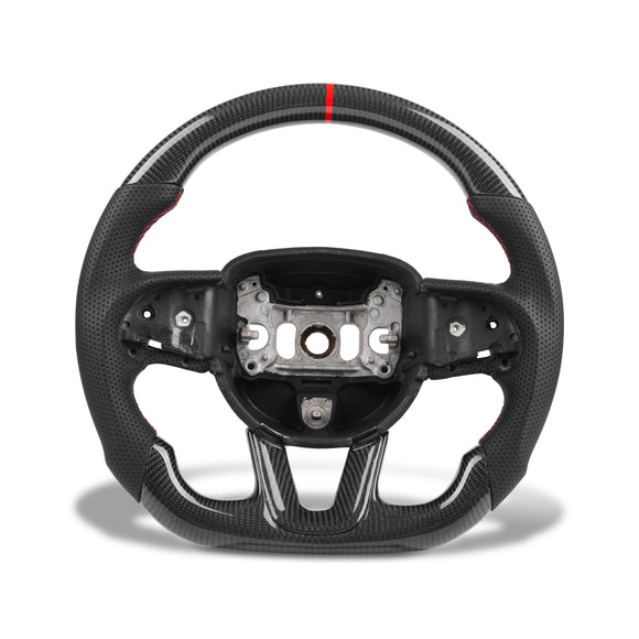 2015-2024 Dodge Challenger Carbon Fiber Steering Wheel Core Pre Manufactured