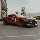 2019-2025 Chevy Camaro SS RS LT Black Panther ZL1 1LE 1PC Full Gloss Carbon Fiber Track Package Front Bumper Conversion for RS Headlights-29