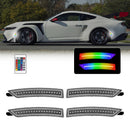 2024-2026 Ford Mustang S650 RGB Clear LED Side Markers-1