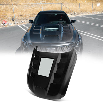 2020-2026 Cadillac CT5 / V-Blackwing Type-Terminator w/Glass Double Sided Gloss V-Shaped Carbon Fiber Hood