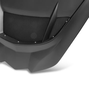 2020-2026 Corvette C8 Type-ZR1 Fiberglass Black Coated 2pc Hood For Stingray/Z06/E-Ray - 0
