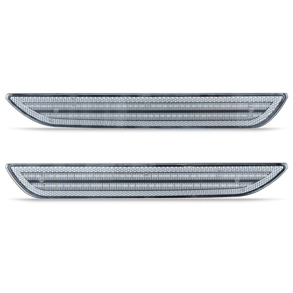 2015-2023 Mustang S550 Clear White LED Side Marker
