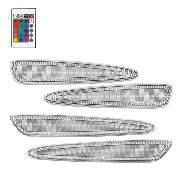 2005-2013 Chevrolet Corvette C6 RGB Clear LED Side Marker