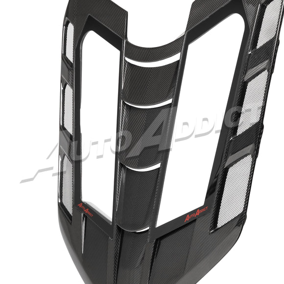 2020-2026 C8 Coupe Rear Split Window Functional Dry Carbon Fiber Double Sided w/Glass For Stingray/Z06/E-Ray