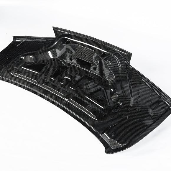 2010-2013 Camaro Type-X Double Sided Gloss Carbon Fiber Trunk W/ Integrated Spoiler