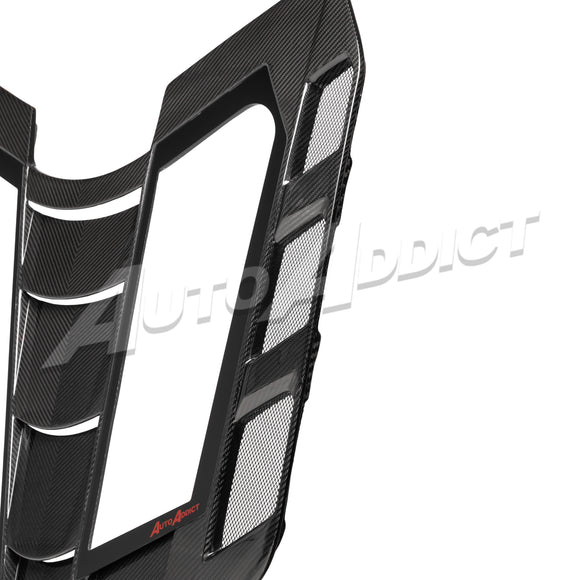 2020-2026 C8 Coupe Rear Split Window Functional Dry Carbon Fiber Double Sided w/Glass For Stingray/Z06/E-Ray