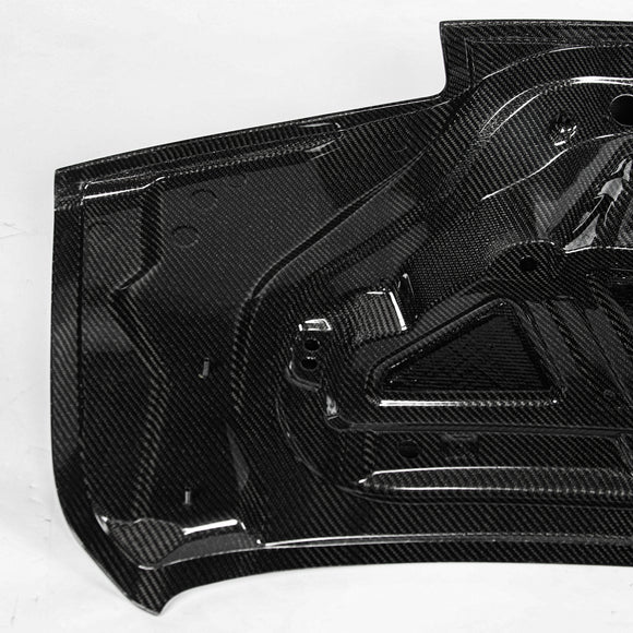 2010-2013 Camaro Type-X Double Sided Gloss Carbon Fiber Trunk W/ Integrated Spoiler