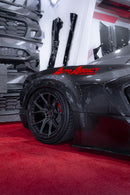 2020-2024 Corvette C8 Deluxe Wide Track Package Full Carbon Fiber Kit Bumper to Bumper-12