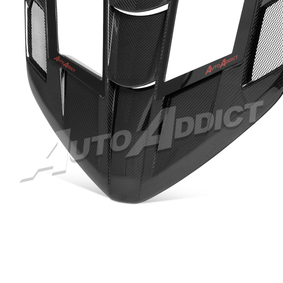 2020-2026 C8 Coupe Rear Split Window Functional Dry Carbon Fiber Double Sided w/Glass For Stingray/Z06/E-Ray