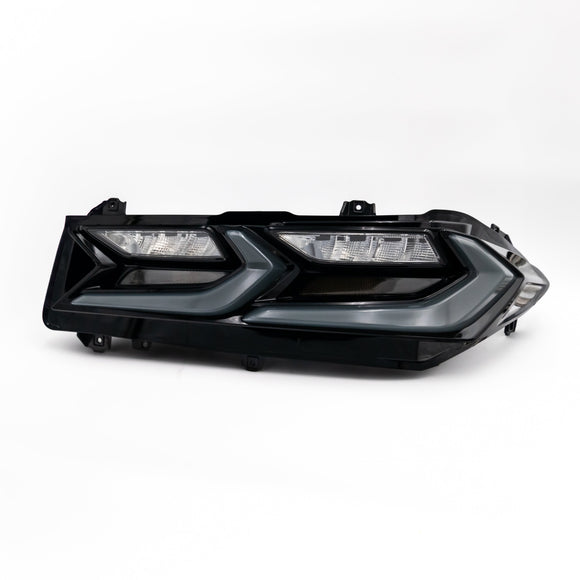 2020-2026 Corvette C8 Euro Smoke Style LED Taillights Amber Sequential Pair
