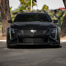 2022-2026 Cadillac CT5-V Blackwing Gloss Carbon Fiber Front Chin Splitter-17
