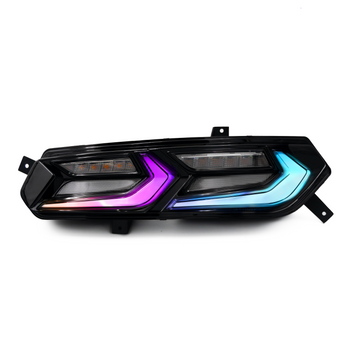 2014-2019 Chevy Corvette C7 Umbra RGB LED Tail Lights (Clear Lens) - 0