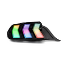 2015-2023 Mustang S550 Euro Taillights S650 Style RGB (Clear/Smoked)-3