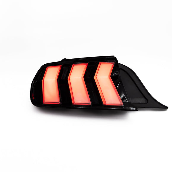 2015-2023 Mustang S550 Euro Taillights S650 Style RGB (Clear/Smoked)