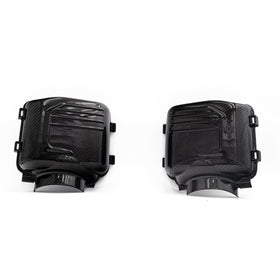 2024-2025 Ford Mustang S650 Carbon Fiber Intake Cover (Pair) - 0