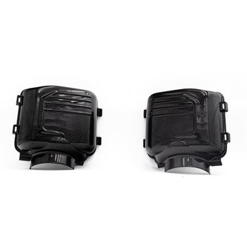 2024-2025 Ford Mustang S650 Carbon Fiber Intake Cover (Pair) - 0