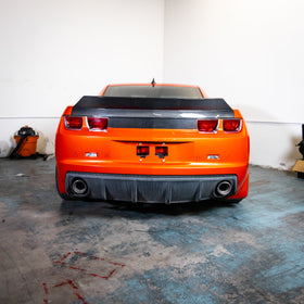 2010-2013 Camaro Type-X Double Sided Gloss Carbon Fiber Trunk W/ Integrated Spoiler - 0
