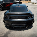 2016-2024 Camaro Type-X Double Sided Gloss Carbon Fiber Trunk W/ Integrated Spoiler-14