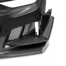 2019-2025 Chevy Camaro SS RS LT Black Panther ZL1 1LE 1PC Full Gloss Carbon Fiber Track Package Front Bumper Conversion for RS Headlights-13