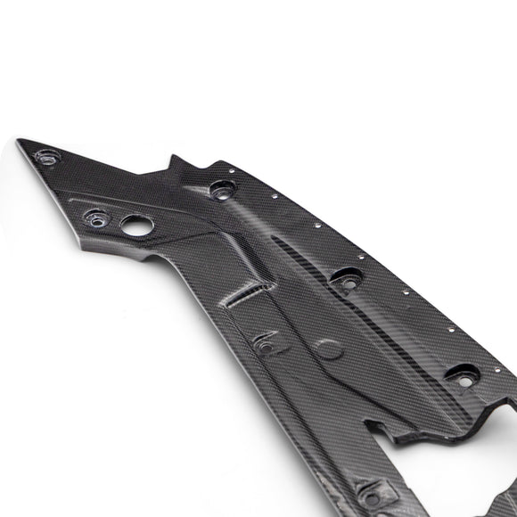 2025-2026 Cadillac CT5-V Blackwing Engine Panel Trim Radiator Cover Gloss Carbon Fiber 3pc Kit