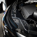 2025-2026 Cadillac CT5-V Blackwing Engine Panel Trim Radiator Cover Gloss Carbon Fiber 3pc Kit-3