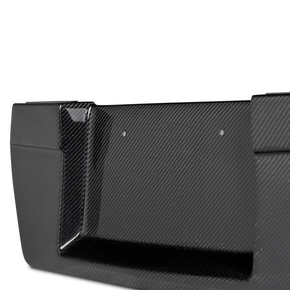 2020-2026 Corvette C8 Carbon Fiber License Plate Backing for Stingray Rear Bumper