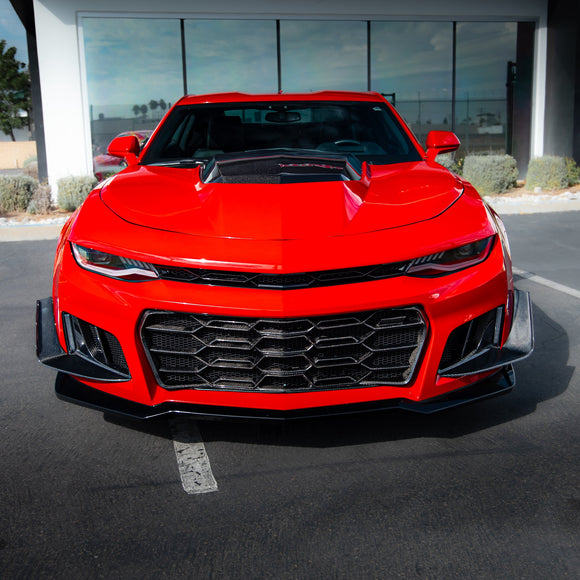 2016-2025 Camaro SS/RS/LT Type-ZL1 Gloss Carbon Fiber Bezels (Pair)