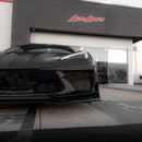 2020-2024 Corvette C8 Stingray Evo Style Front Lower Chin Splitter Gloss Black-4