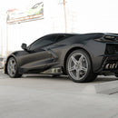 2020-2024 Corvette C8 Stingray Evo Style Side Skirts Gloss Black Pair-3