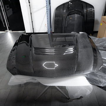 2022-2024 Cadillac CT5-V / Blackwing Type-SV Double Sided Gloss Carbon Fiber Hood - 0