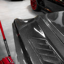 OPEN BOX 2015-2017 Ford Mustang Gloss Carbon Fiber Hood Terminator Aggressive Style-7
