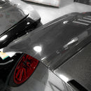 OPEN BOX 2015-2017 Ford Mustang Gloss Carbon Fiber Hood Terminator Aggressive Style-10