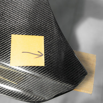 OPEN BOX 2015-2017 Ford Mustang Gloss Carbon Fiber Hood Terminator Aggressive Style - 0