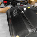OPEN BOX 2015-2017 Ford Mustang Gloss Carbon Fiber Hood Terminator Aggressive Style-3