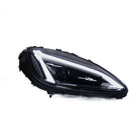 2005-2013 Corvette C6 Projector LED Headlights C8 Style Amber Sequential Turn Signals - 0