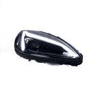 2005-2013 Corvette C6 Projector LED Headlights C8 Style Amber Sequential Turn Signals-5