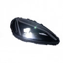 2005-2013 Corvette C6 Projector LED Headlights C8 Style Amber Sequential Turn Signals-8