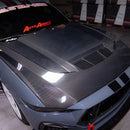 2024-2025 Mustang S650 Type-LM Carbon Fiber Double Sided Hood-3