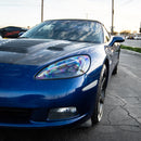 2005-2013 Corvette C6 Projector LED Headlights C8 Style Amber Sequential Turn Signals-11
