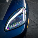 2005-2013 Corvette C6 Projector LED Headlights C8 Style Amber Sequential Turn Signals-6