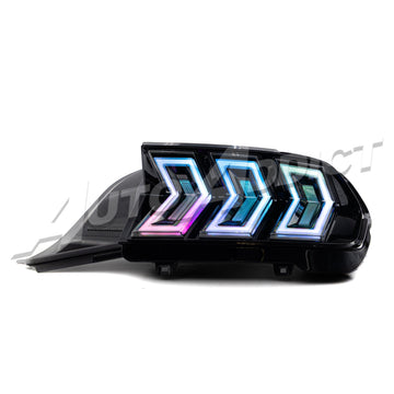 2024-2026 Mustang S650 Heritage-X™ RGB Taillights Amber Turn Signal Sequential w/ Animation - 0