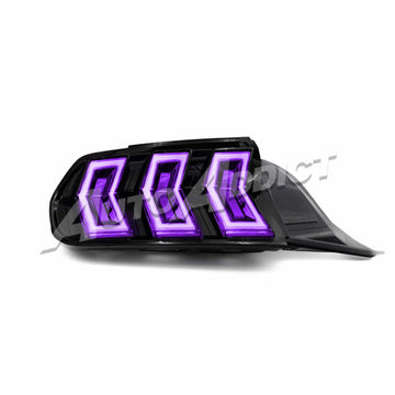 2015-2023 Mustang S550 Heritage-X™ RGB Taillights Amber Turn Signal Sequential w/ Animation - 0