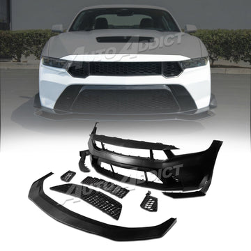 2024-2026 Mustang S650 Type-GTD Conversion Bumper Full Kit For Dark Horse/GT/EcoBoost