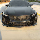 2022-2026 Cadillac CT5-V Blackwing Gloss Carbon Fiber Front Chin Splitter-6